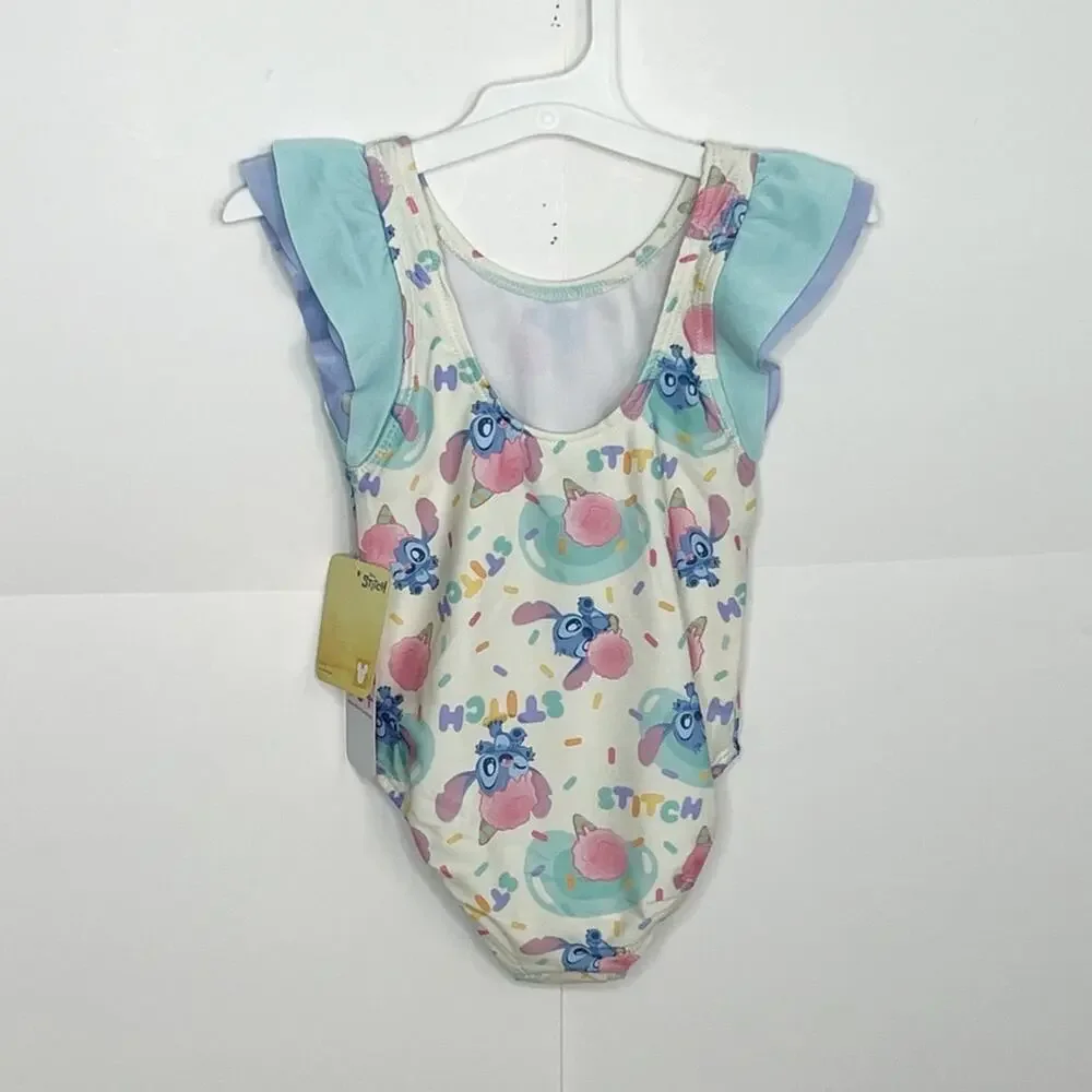 Disney Stitch One Piece Swim Suit Size 2T